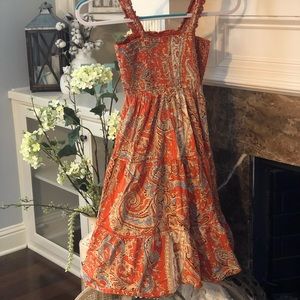 Long Sundress / Maxi Dress with smocking